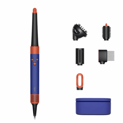 Стайлер Dyson HS08 Hairstyler Airwrap (Curly+Coily) - Vinca Blue/Topaz Orange