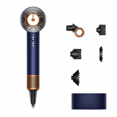 Фен Dyson HD16 Supersonic Nural Hair Dryer (Straight+Wavy) (Gift Edition) - Prussian Blue/Rich Copper