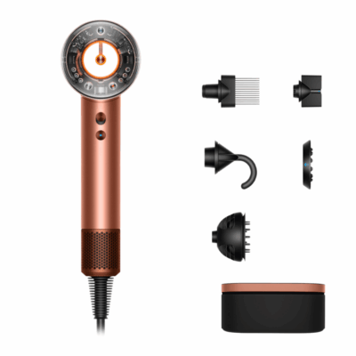 Фен Dyson HD16 Supersonic Nural Hair Dryer (Curly+Coily) (Gift Edition) - Amber Silk