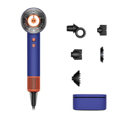 Фен Dyson HD16 Supersonic Nural Hair Dryer (Straight+Wavy) (Gift Edition) - Vinca Blue/Topaz Orange